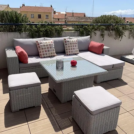 Patio D'azur Toit Terrasse De Gamme 3 Ch Jacuzzi Coeur De Et * Saint-Raphael (Var)